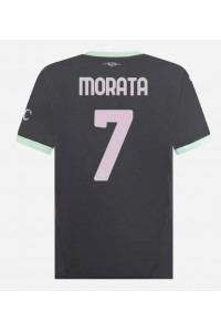 AC Milan Alvaro Morata #7 Voetbaltruitje 3e tenue 2024-25 Korte Mouw